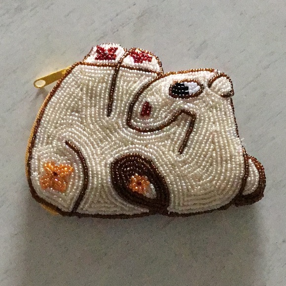 Beaded camel change purse - Picture 2 of 2